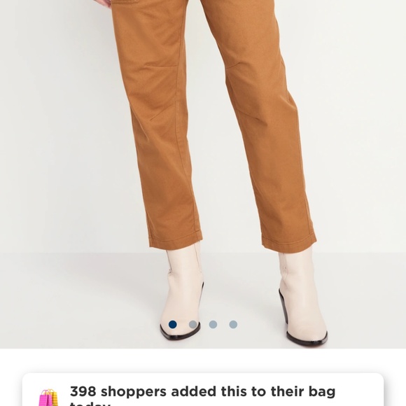 Old Navy High Waisted Pulla Utility Pants - Picture 3 of 5